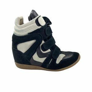 Steve Madden Black/White Hilight Sneaker Boots